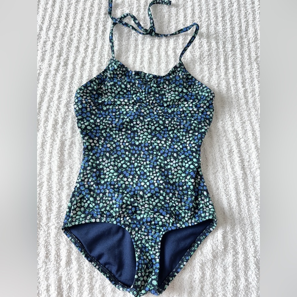 GAP Kids Navy Floral Swimsuit